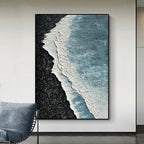A Shoreline Drawn in Moonlight