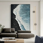A Shoreline Drawn in Moonlight