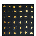 Metallic Gold Dots on Matte Black