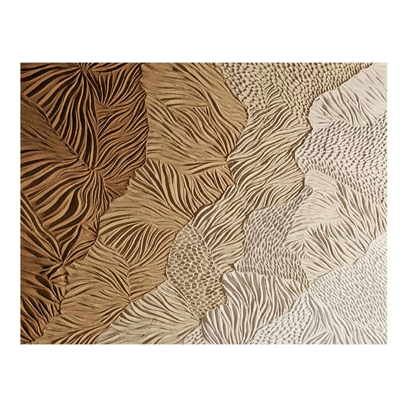 Textured Biophilic Wave in Earth Tones