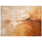 Golden Amber Horizon in Cream and Ochre
