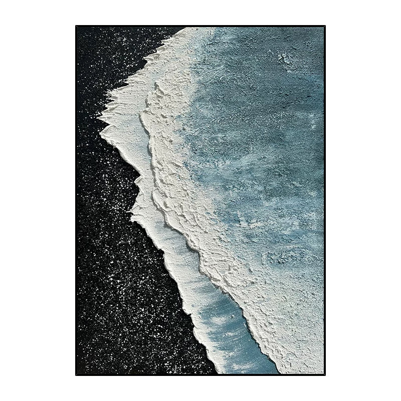 A Shoreline Drawn in Moonlight