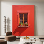 Sunny Red Window