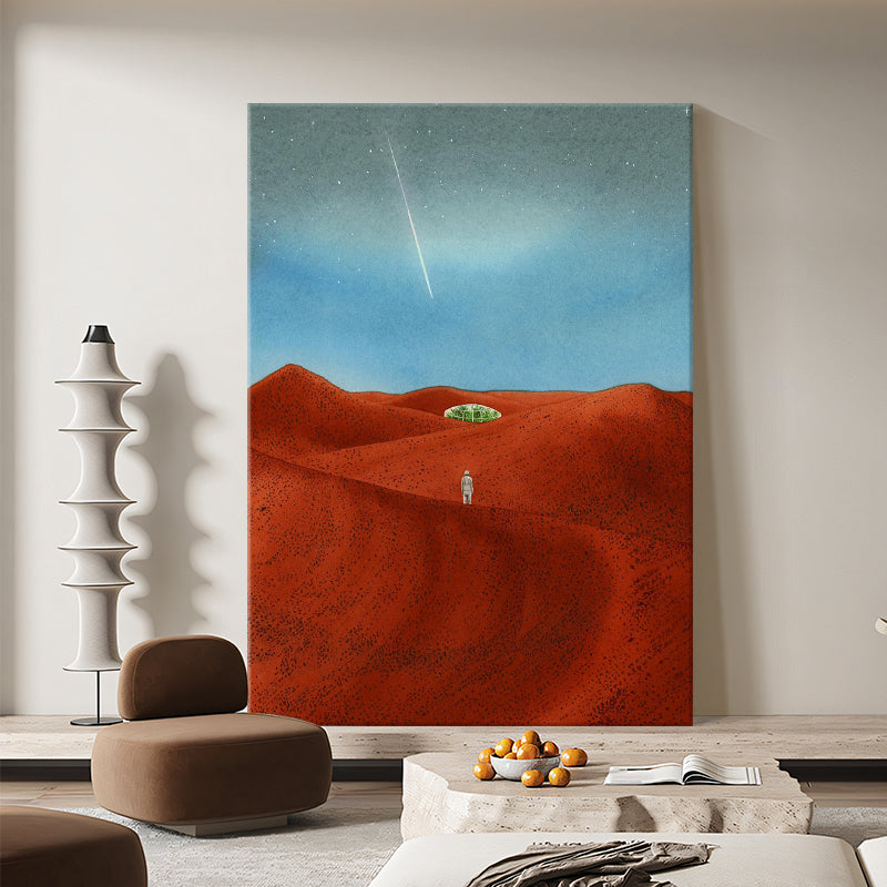 Wanderer on the Red Dunes