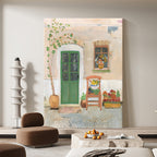 Sunlit Villa Courtyard