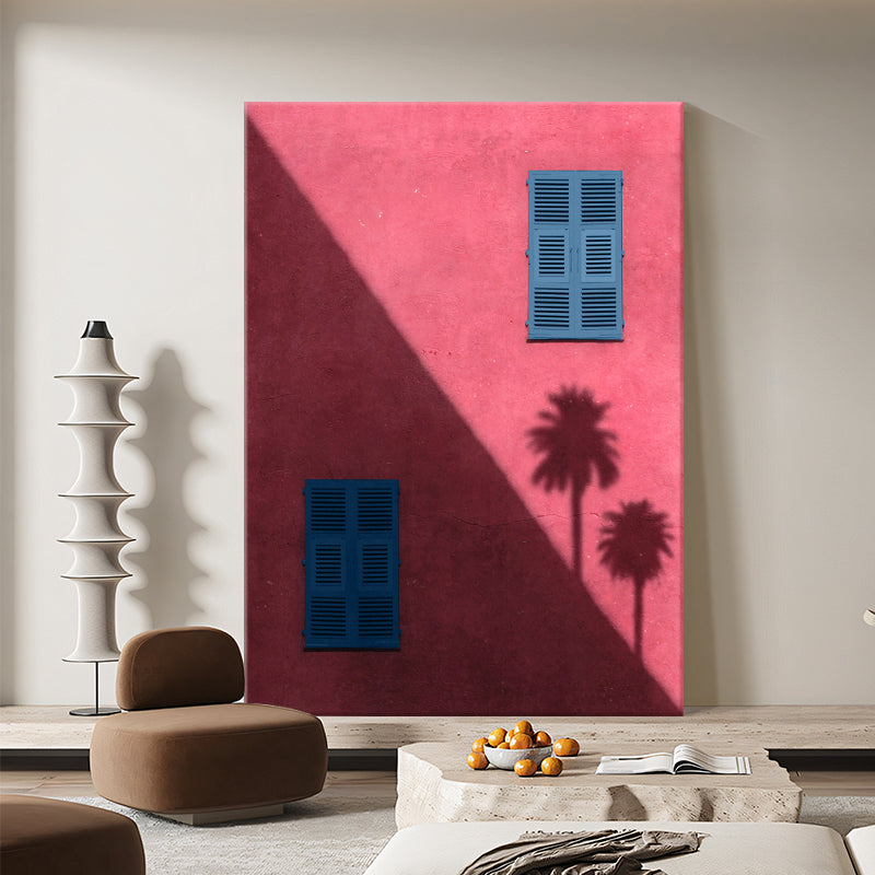 Mediterranean Solitude in Pink
