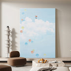 Floating Balloons in Azure