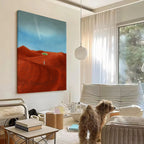 Wanderer on the Red Dunes