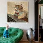Working from Home Cat