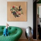 The Patterned Armchair and Cats