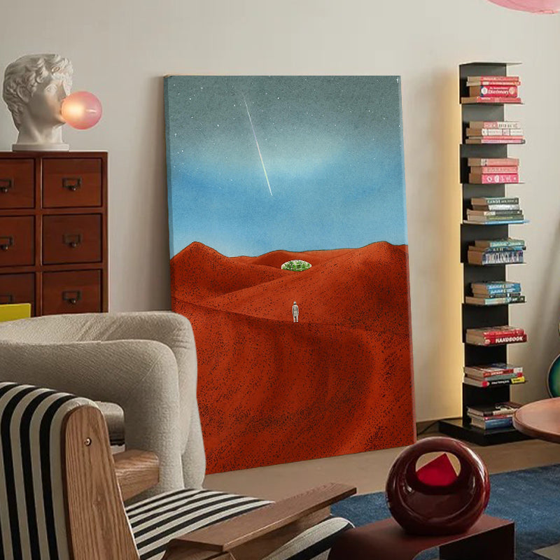 Wanderer on the Red Dunes