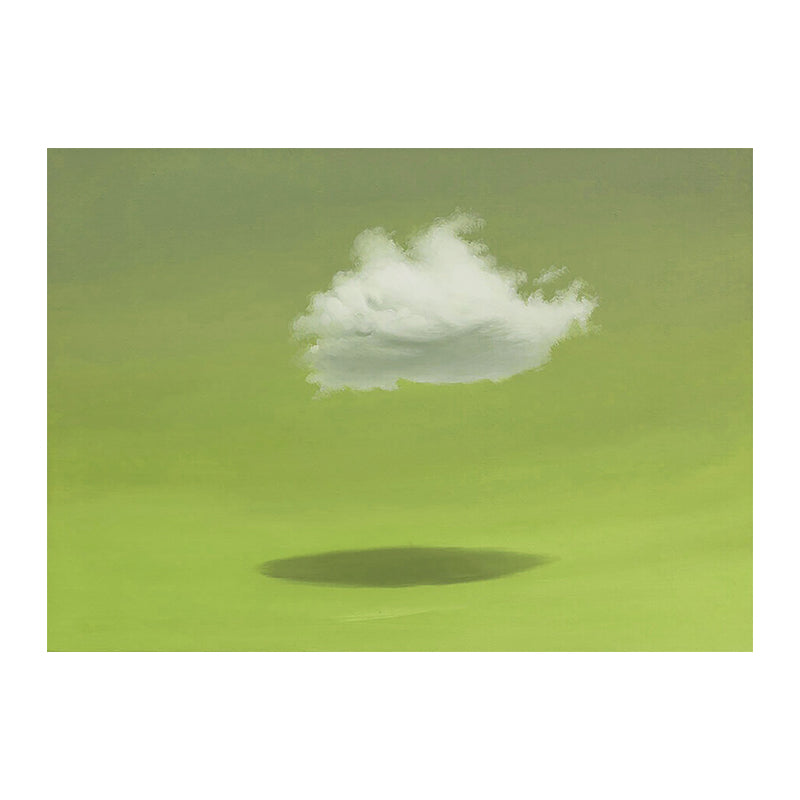 Floating Cloud over Moss Green