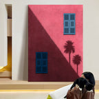 Mediterranean Solitude in Pink