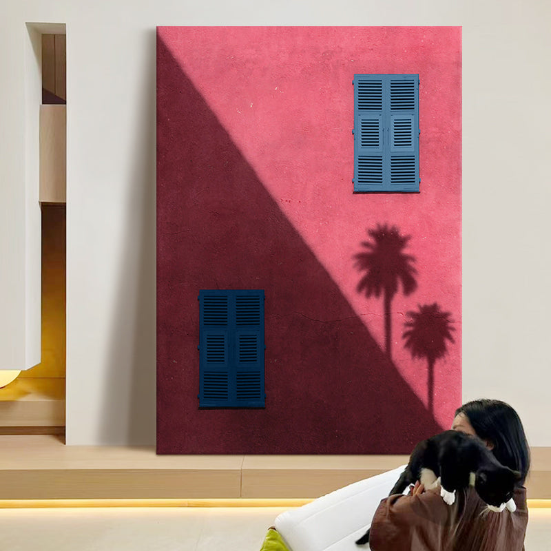 Mediterranean Solitude in Pink