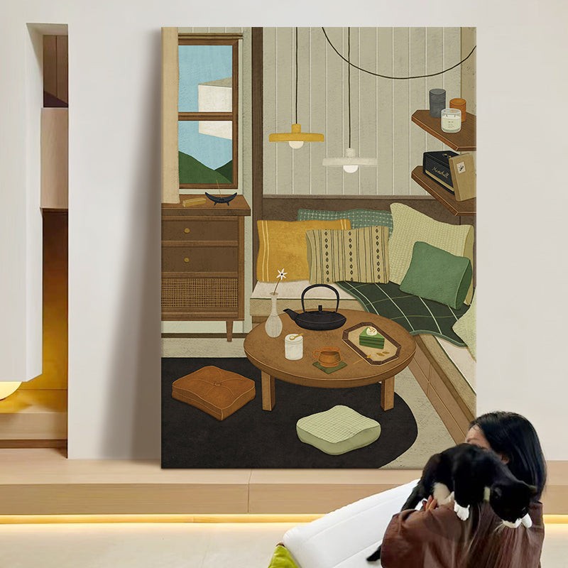 Cozy Hearth & Matcha