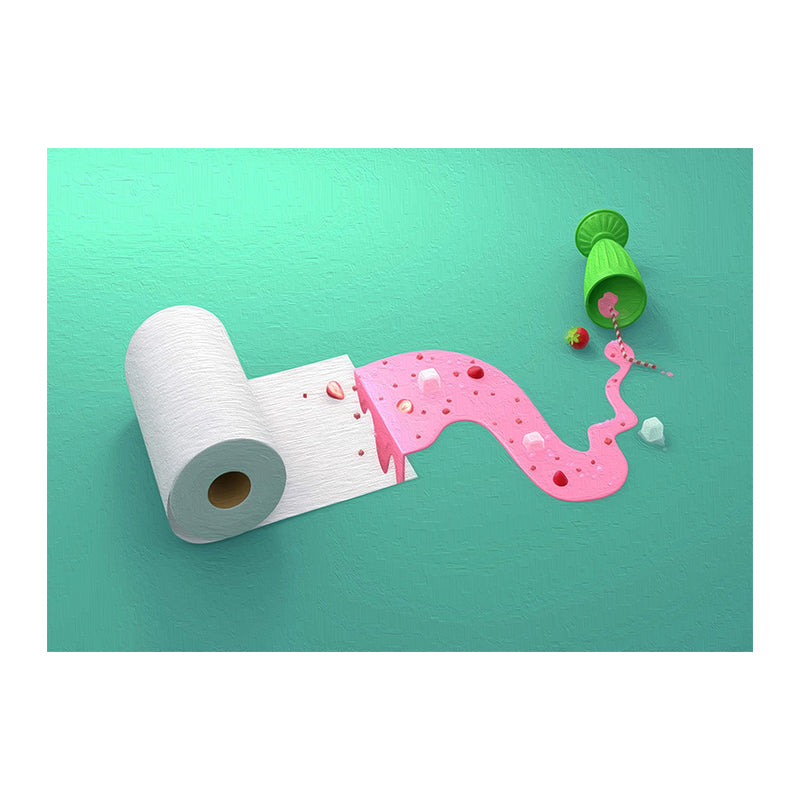 Strawberry Milkshake Spill
