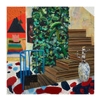 Interior with Blue Railing