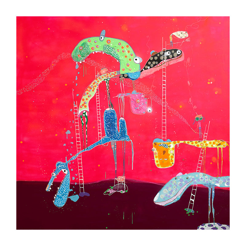 Floating Creatures at Midnight