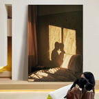 Cinematic Sunlight and Bedroom Shadows
