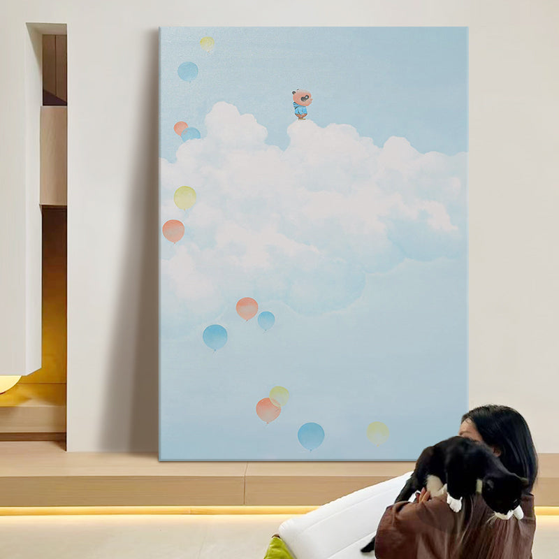 Floating Balloons in Azure
