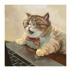 Working from Home Cat