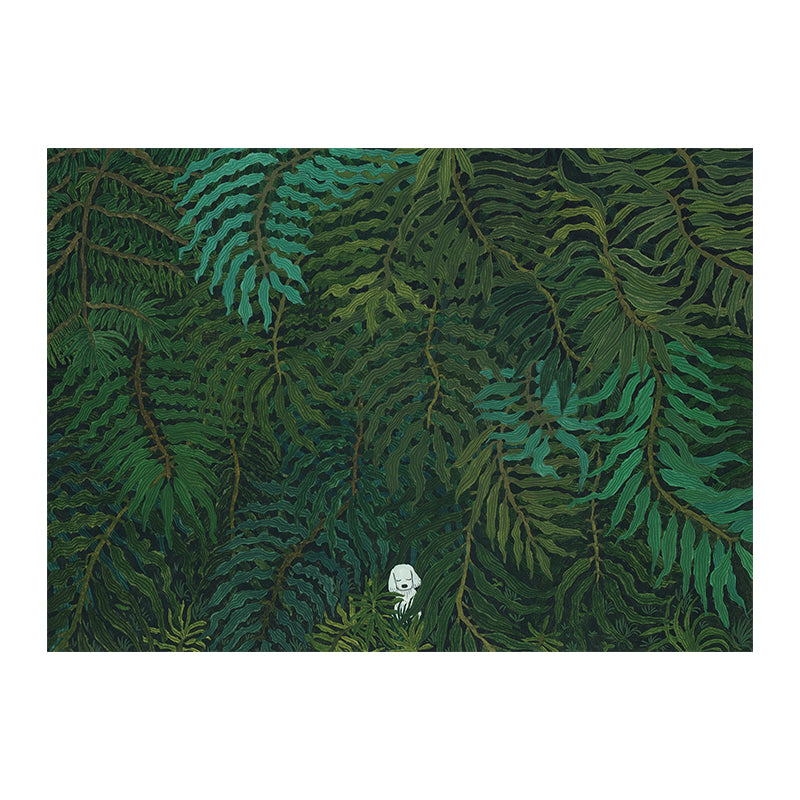 The Little Explorer in the Ferns