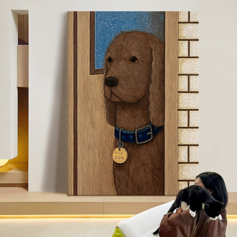 Nice Dog at Night