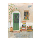 Sunlit Villa Courtyard