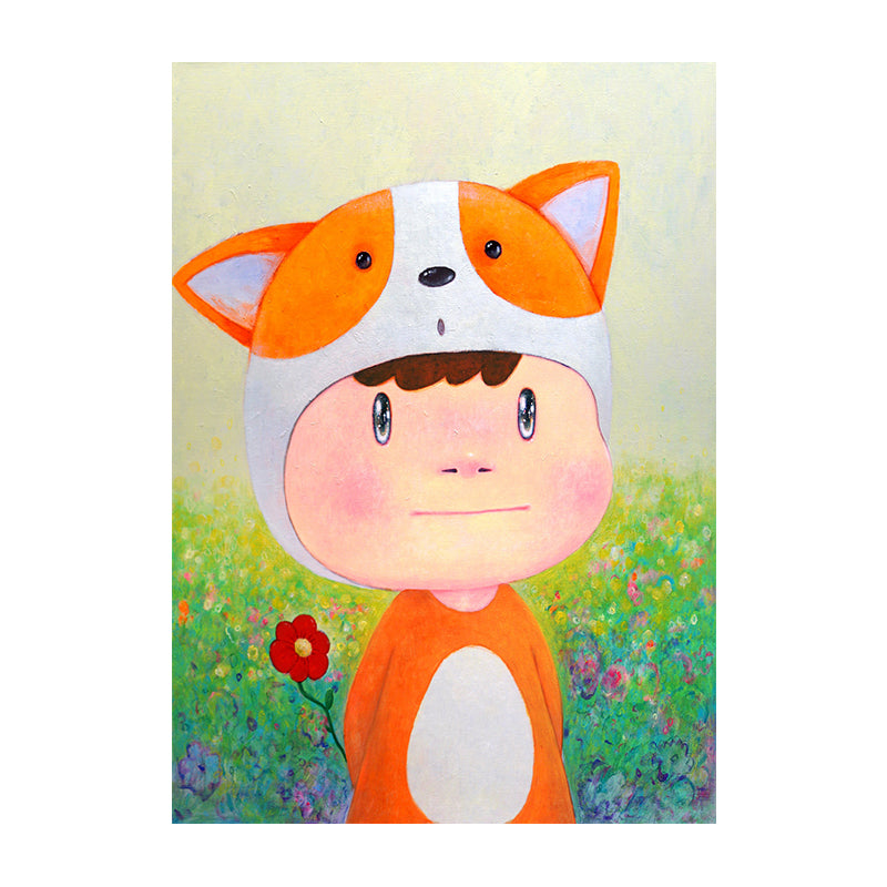 The Flower-Bearing Corgi Boy