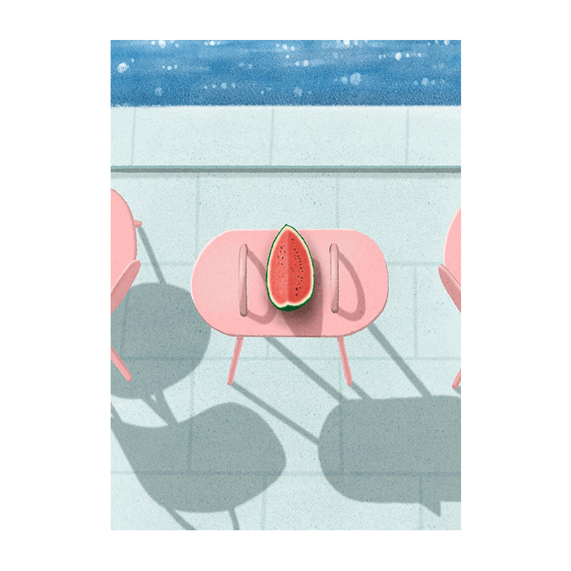 Watermelon by the Pool