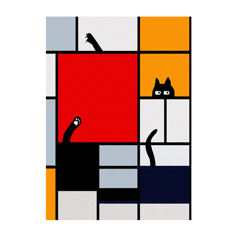 Mondrian’s Curious Cat