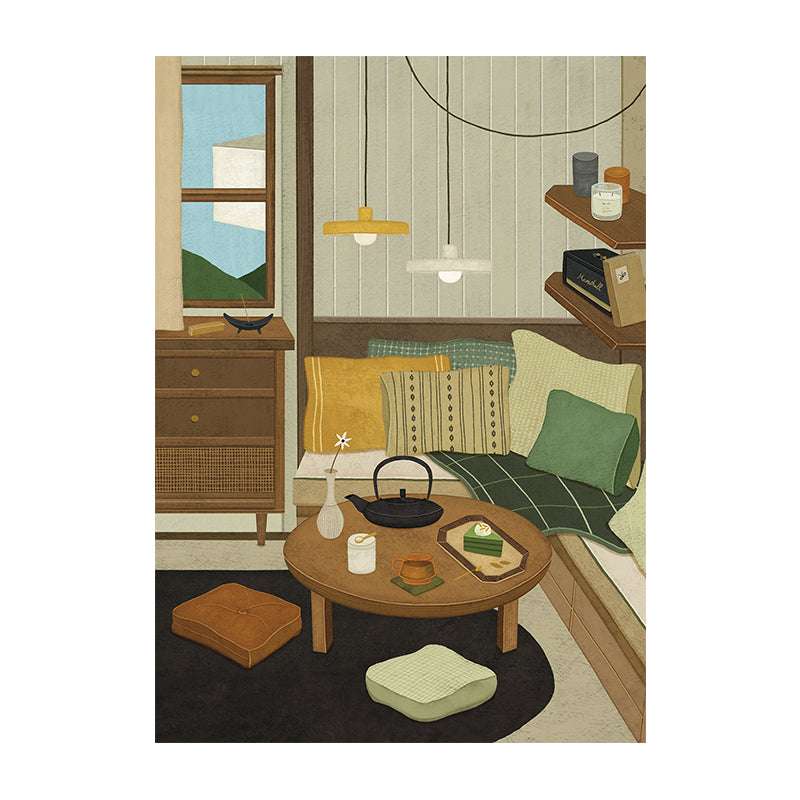 Cozy Hearth & Matcha