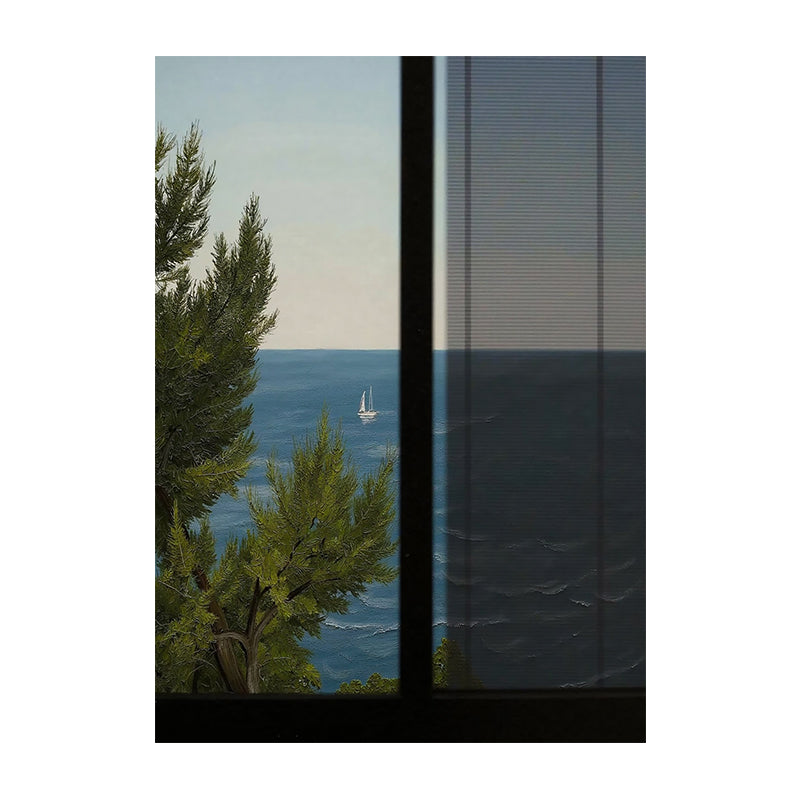 Sailboat View Through the Window