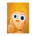 The Boy with Starry Eyes and Thumbs Up