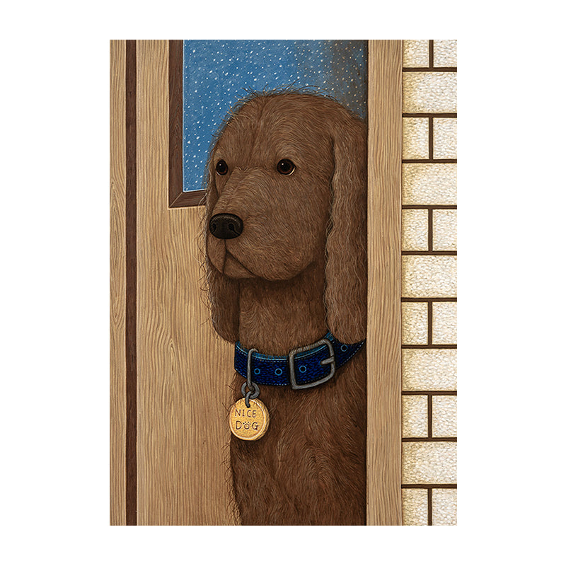 Nice Dog at Night