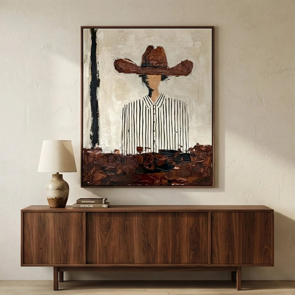 Vintage Americana Art | Echo of the Cowboy