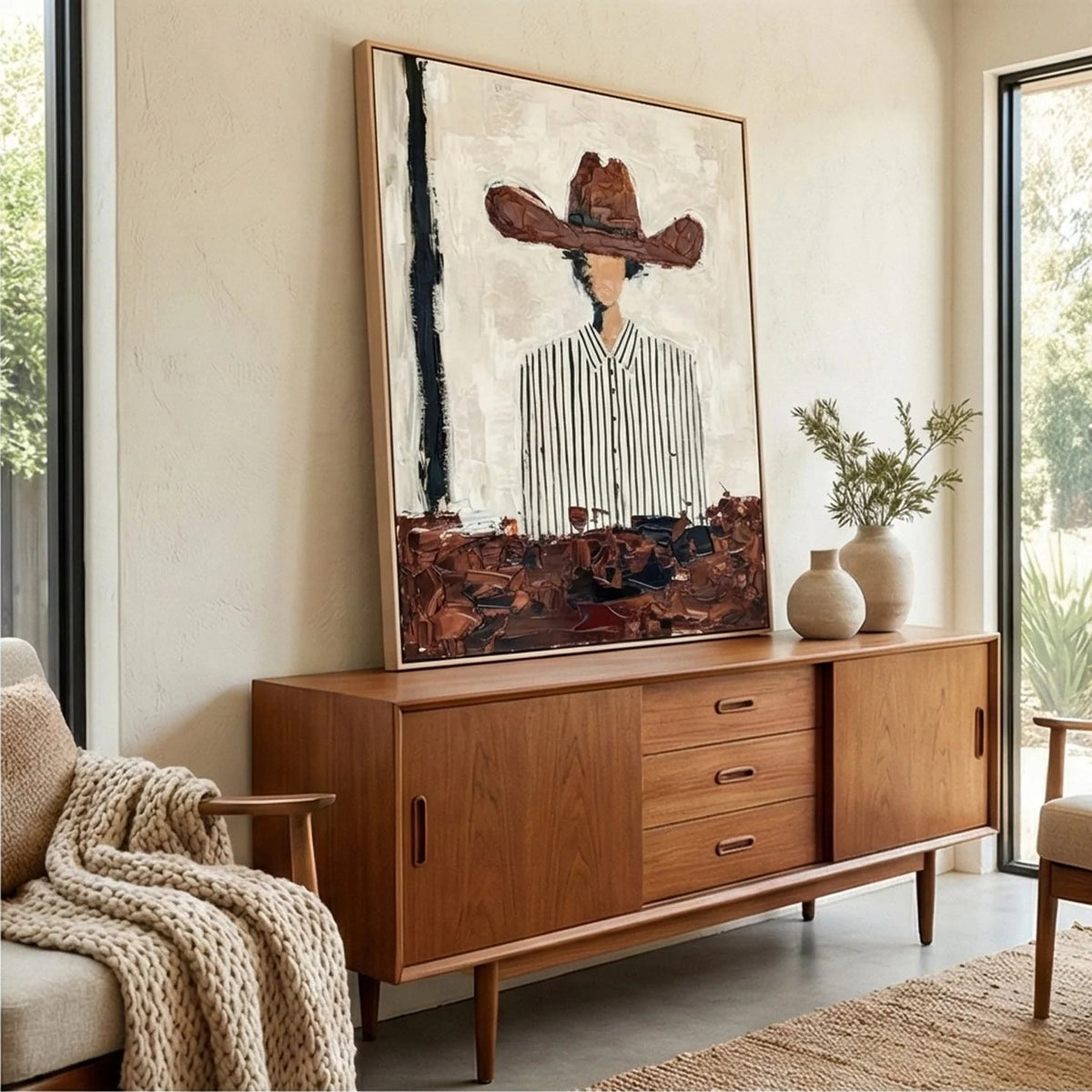 Vintage Americana Art | Echo of the Cowboy