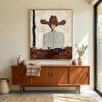 Vintage Americana Art | Echo of the Cowboy