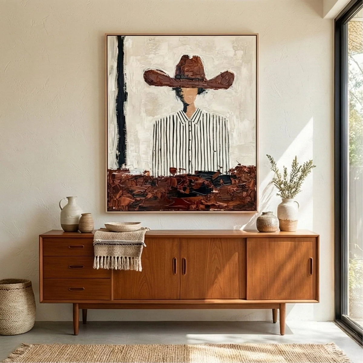 Vintage Americana Art | Echo of the Cowboy